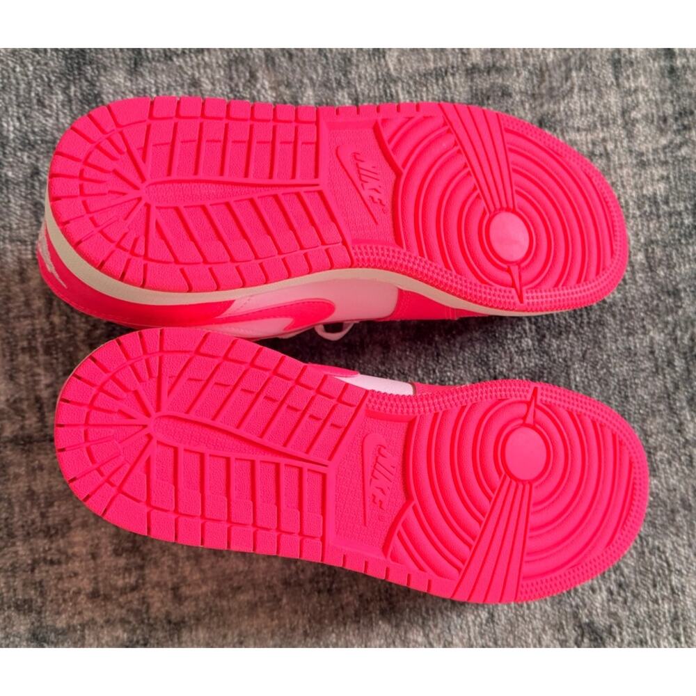 Nike Pink Air Jordan 1 Low Valentines Day Sneakers Size 8 - Picture 6 of 6